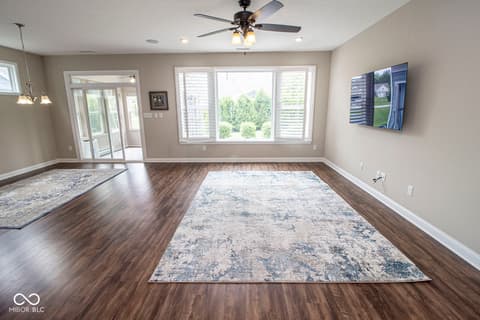Living room at 19253 Chestnut Grove Lane, Noblesville, IN