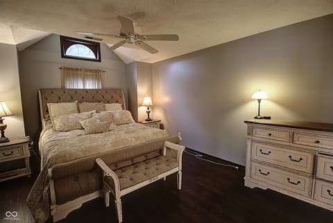 Primary bedroom at 3747 Riverwood Drive, Indianapolis, IN