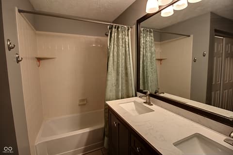Primary bathroom at 3747 Riverwood Drive, Indianapolis, IN