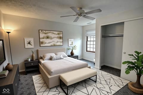Bedroom at 3747 Riverwood Drive, Indianapolis, IN