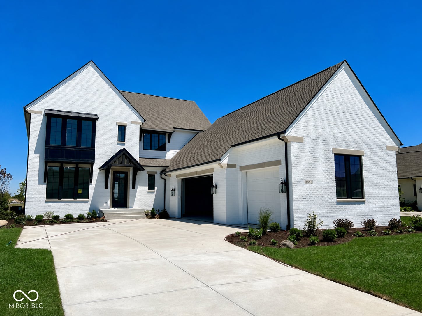 Front exterior at 1590 Chanson Lane, Westfield, IN