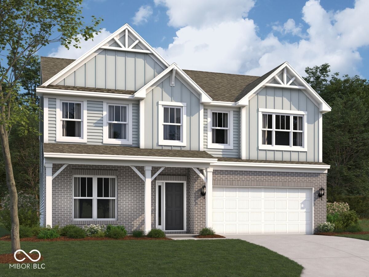 Front exterior at 10060 Branson Landing Drive, Noblesville, IN