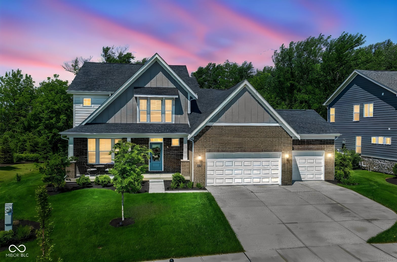 Front exterior at 19910 Chatham Green Drive, Westfield, IN