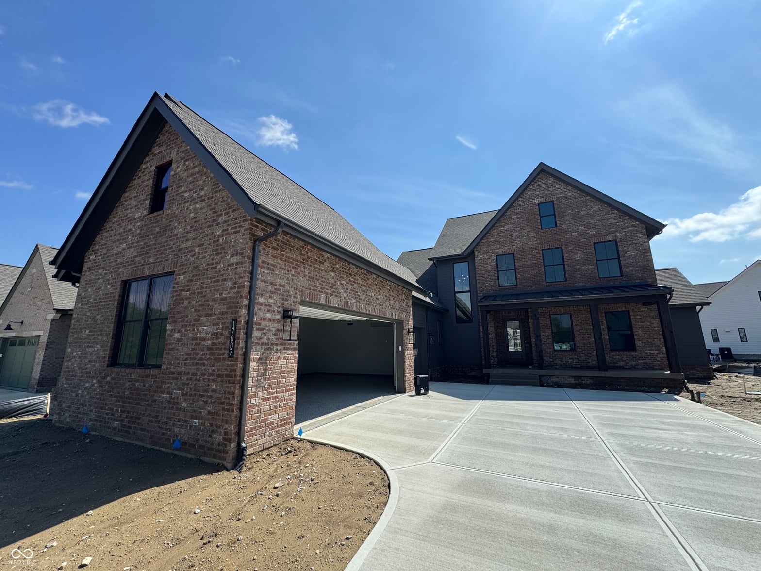 Front exterior at 17007 Tractive Drive, Westfield, IN
