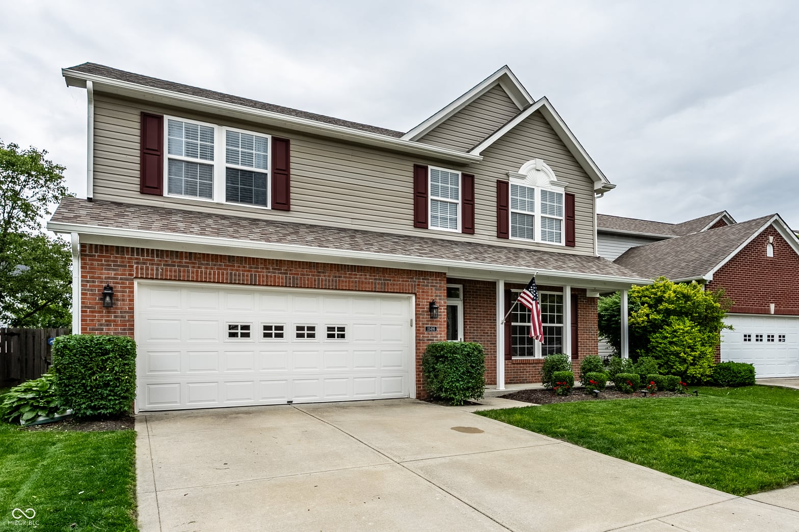 Front exterior at 15486 Blair Lane, Noblesville, IN