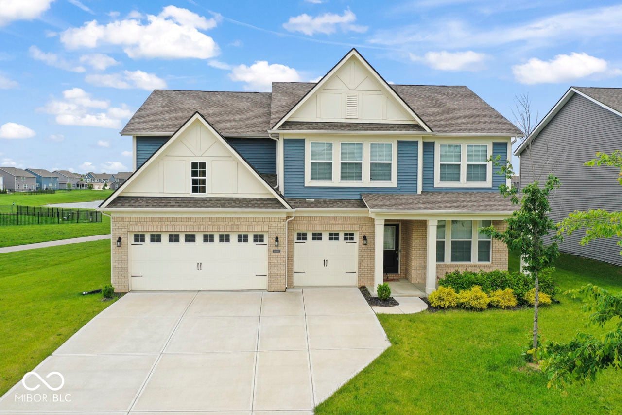 Front exterior at 8846 Springbrook Drive, Pendleton, IN