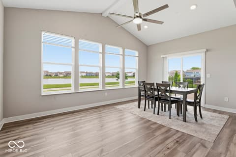 Dining room at 8846 Springbrook Drive, Pendleton, IN