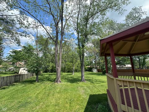 Yard at 7669 Pinesprings East Drive, Indianapolis, IN