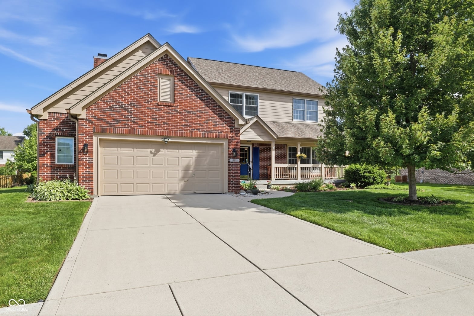 Front exterior at 10909 Valley Forge Circle, Carmel, IN