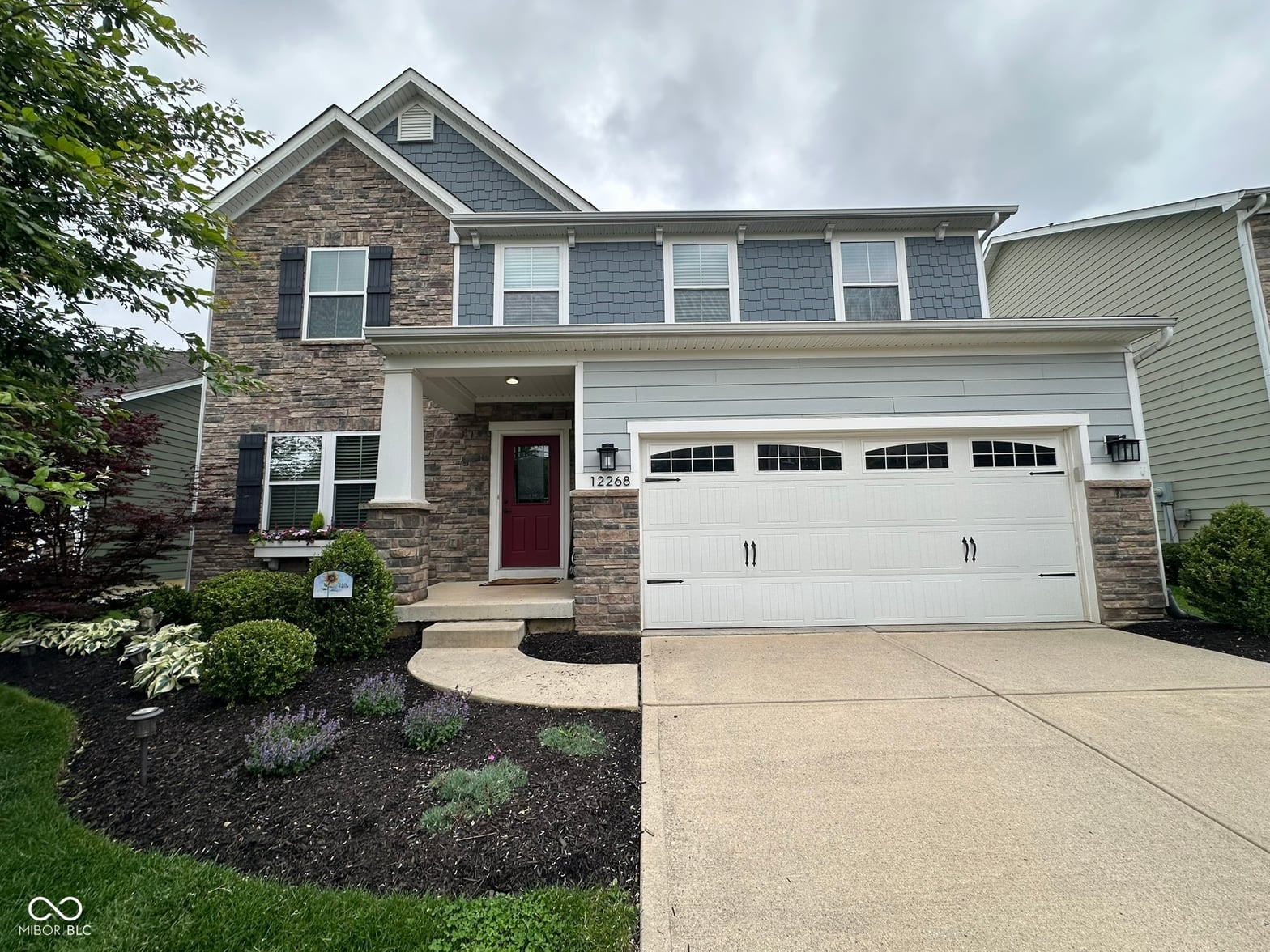 Front exterior at 12268 Hawks Nest Drive, Fishers, IN