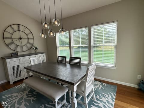 Dining room at 12268 Hawks Nest Drive, Fishers, IN