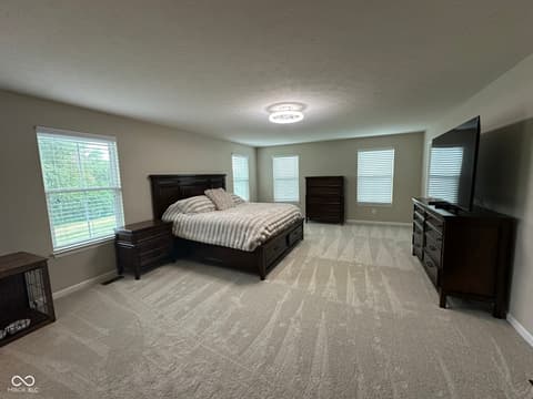 Primary bedroom at 12268 Hawks Nest Drive, Fishers, IN