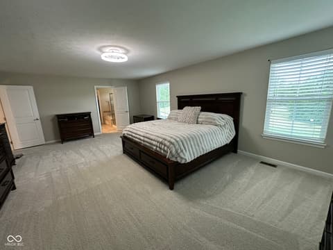 Primary bedroom at 12268 Hawks Nest Drive, Fishers, IN