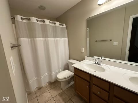 Bathroom at 12268 Hawks Nest Drive, Fishers, IN
