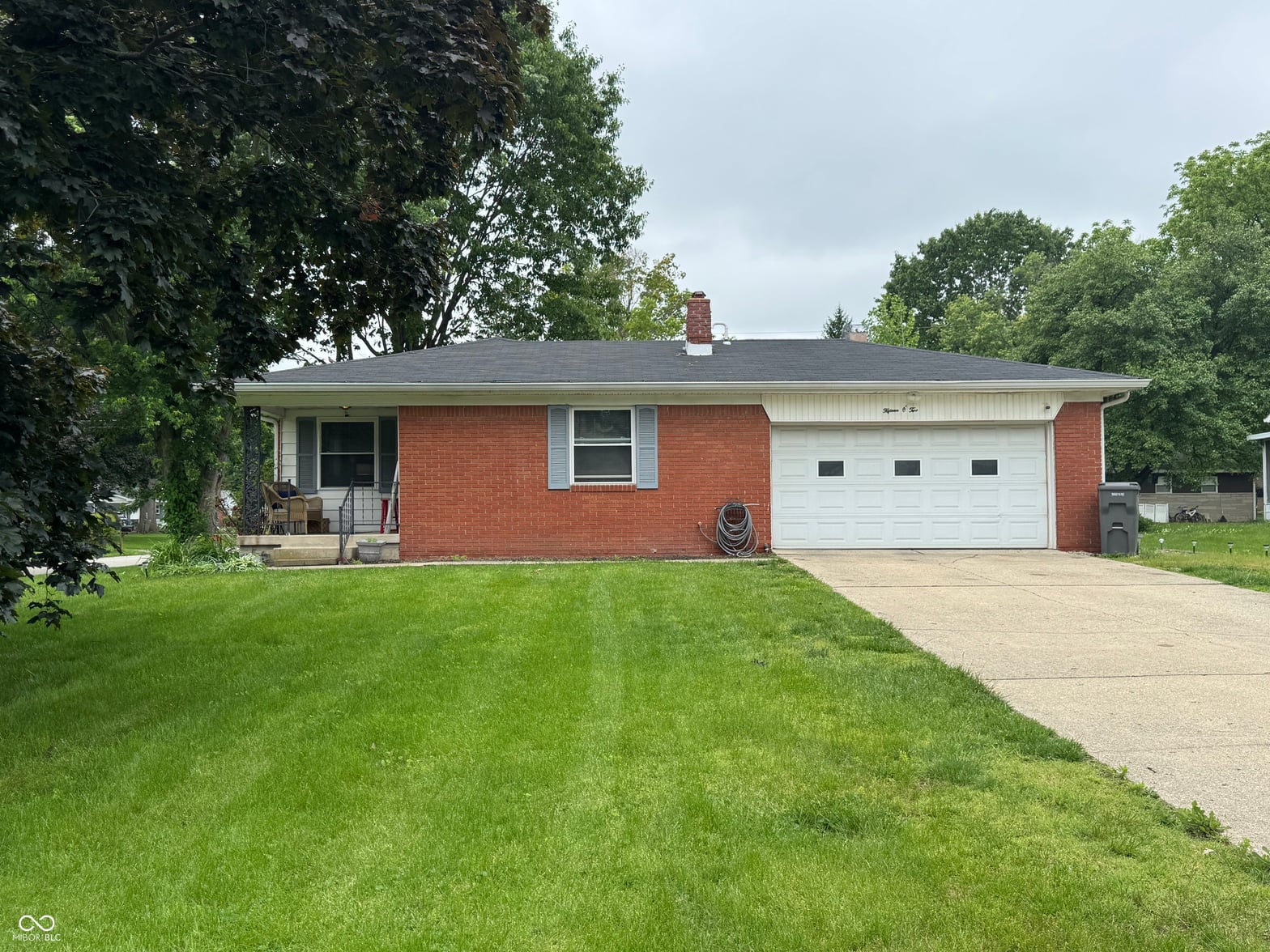 Front exterior at 1502 N Dukane Way, Indianapolis, IN