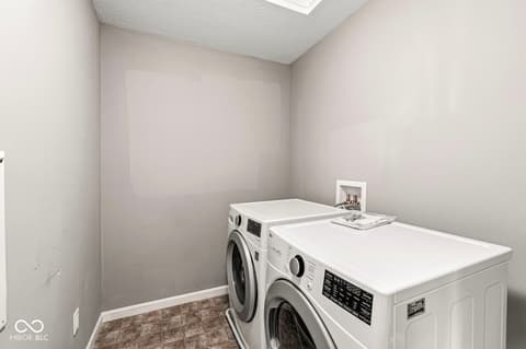 Laundry room at 5654 W Woodstock Trail, McCordsville, IN