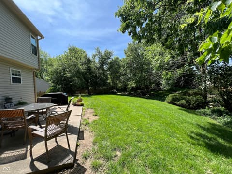 Yard at 8939 Emperors Court, Indianapolis, IN