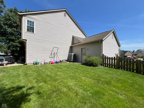 Side exterior at 8939 Emperors Court, Indianapolis, IN