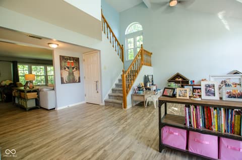 Family room at 8939 Emperors Court, Indianapolis, IN