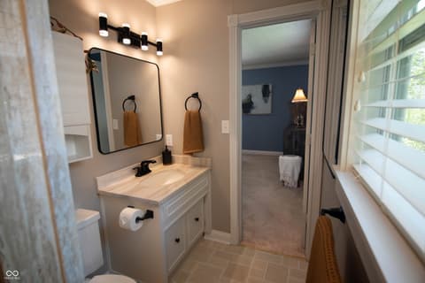 Primary bathroom at 240 Bayview Drive, Cicero, IN