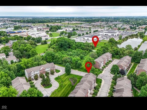 Aerial view at 9060 Rider Drive, Fishers, IN