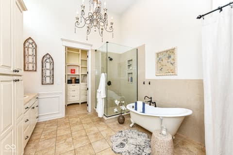 Primary bathroom at 11410 E 300 N, Sheridan, IN
