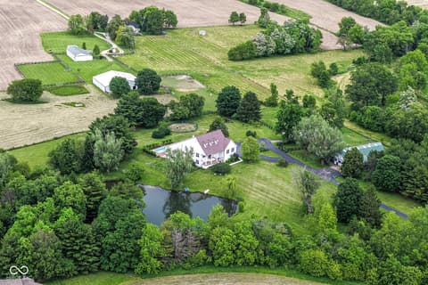 Aerial view at 11410 E 300 N, Sheridan, IN