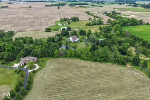 Aerial view at 11410 E 300 N, Sheridan, IN