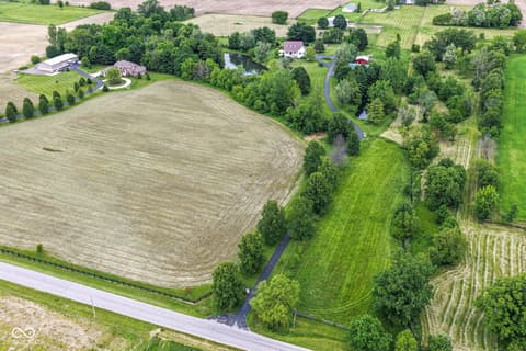 Aerial view at 11410 E 300 N, Sheridan, IN