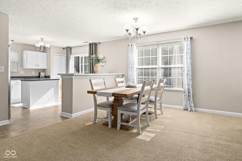 Dining room at 14934 Alysheba Drive, Noblesville, IN