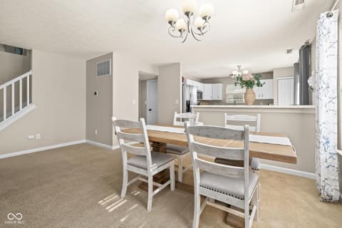 Dining room at 14934 Alysheba Drive, Noblesville, IN