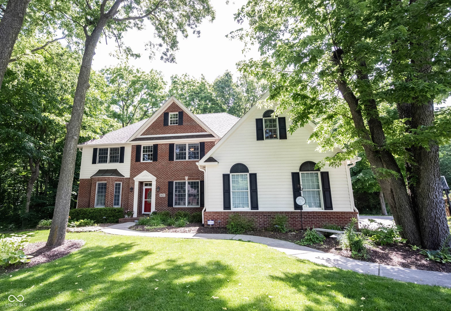 Front exterior at 9695 Coyote Court, Noblesville, IN