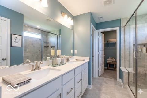 Bathroom at 17301 Tribute Row, Noblesville, IN