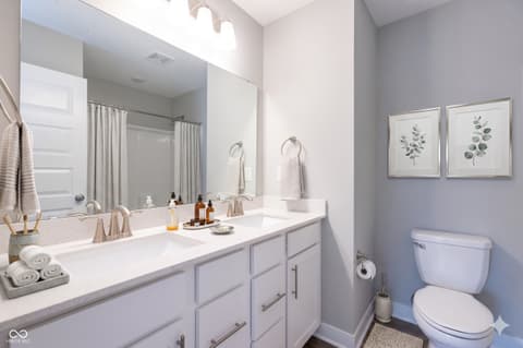 Bathroom at 17301 Tribute Row, Noblesville, IN