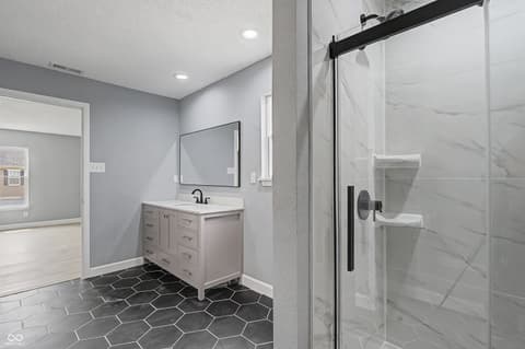 Bathroom at 12584 Courage Crossing, Fishers, IN