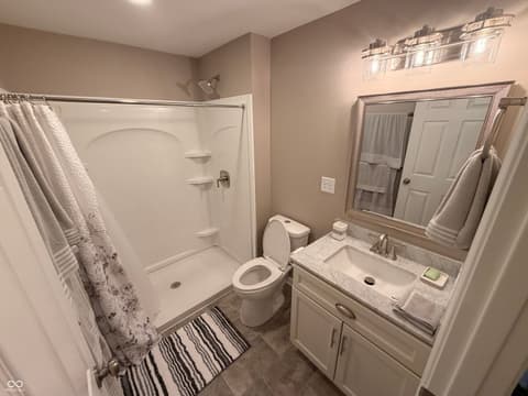 Bathroom at 239 Kirk Drive W, Indianapolis, IN