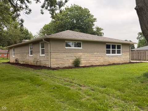 Side exterior at 239 Kirk Drive W, Indianapolis, IN