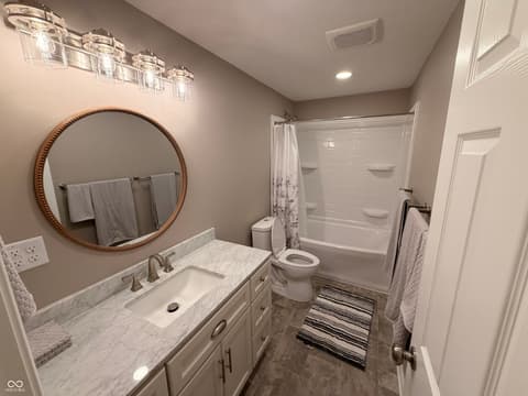 Bathroom at 239 Kirk Drive W, Indianapolis, IN