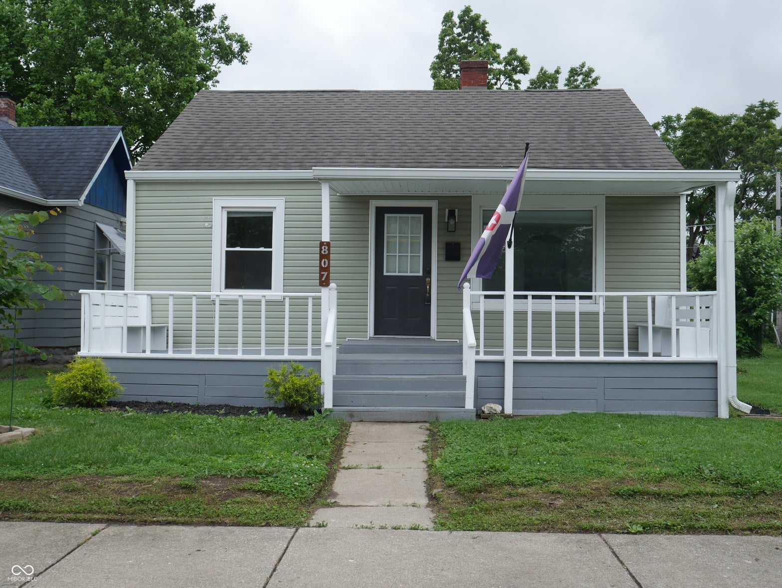 Front exterior at 807 Lincoln Street, Indianapolis, IN