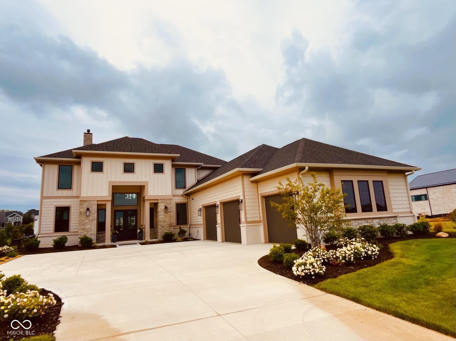 Front exterior at 13625 Haven Cove Lane, Fishers, IN