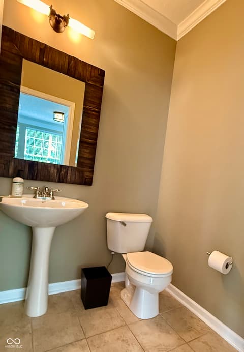 Bathroom at 9098 Rider Drive, Fishers, IN