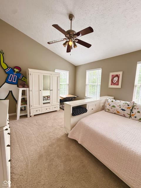 Bedroom at 9098 Rider Drive, Fishers, IN