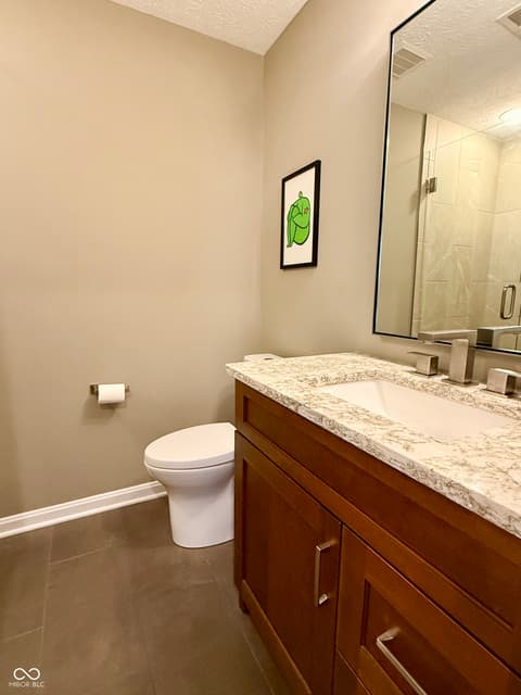 Bathroom at 9098 Rider Drive, Fishers, IN