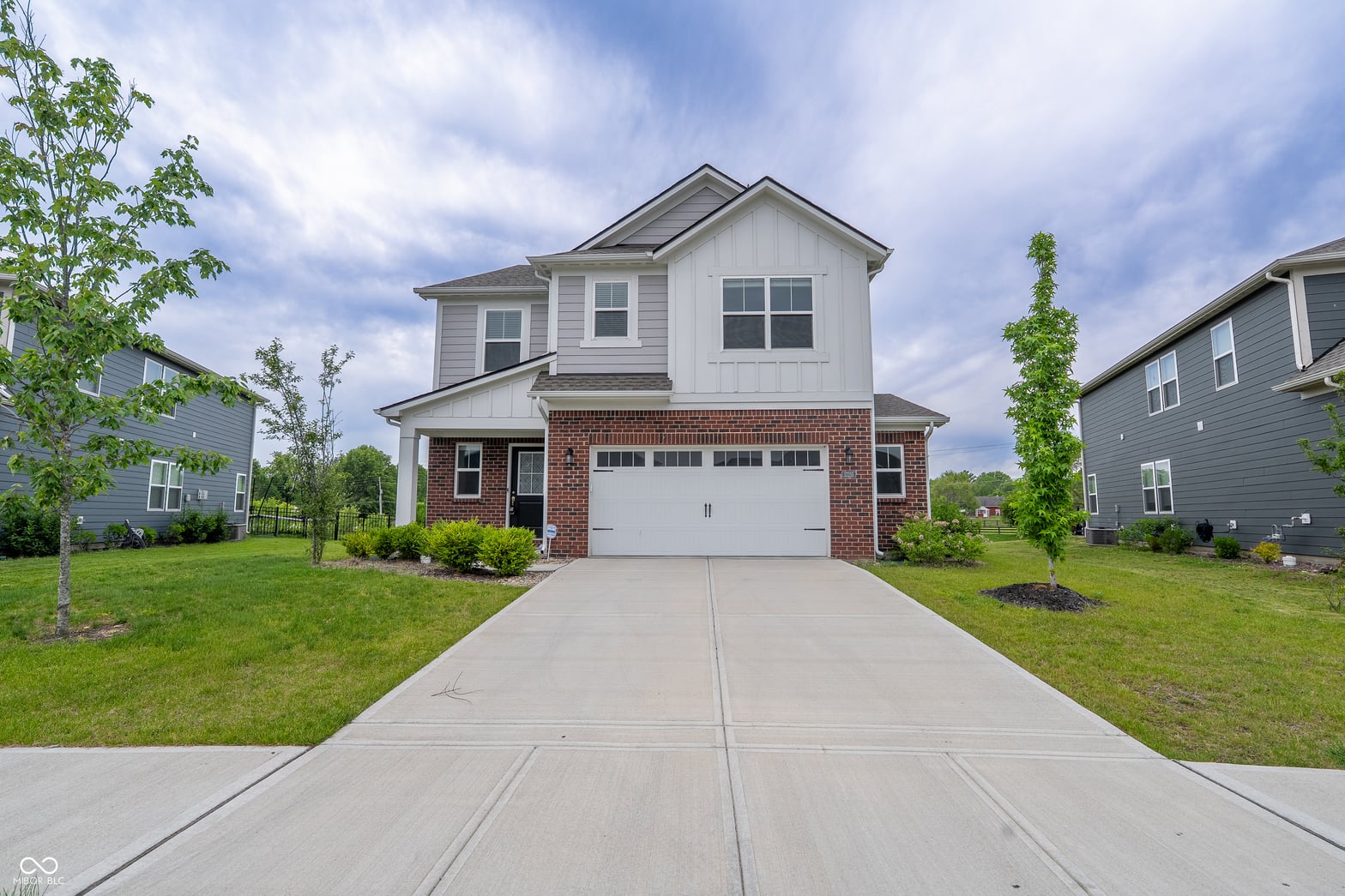 Front exterior at 17255 Seaboard Place, Noblesville, IN