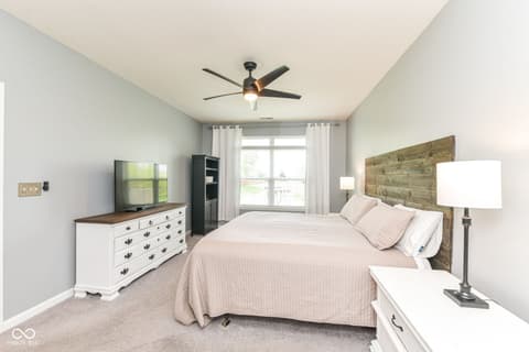 Primary bedroom at 1410 Bigleaf Circle, Sheridan, IN