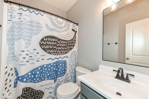 Bathroom at 1410 Bigleaf Circle, Sheridan, IN