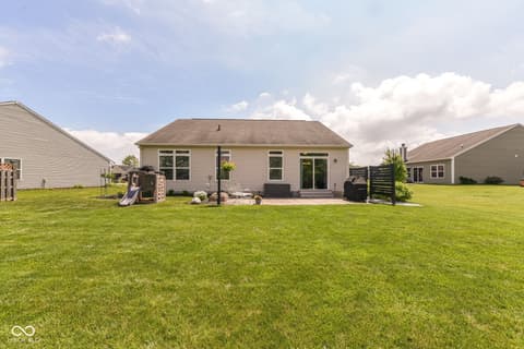 Backyard at 1410 Bigleaf Circle, Sheridan, IN