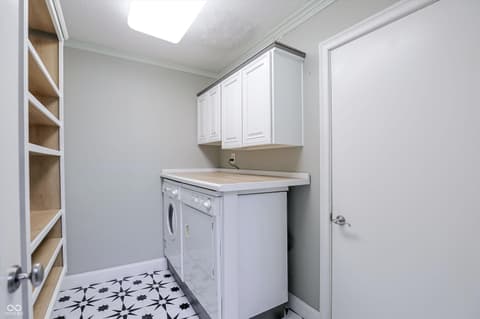 Laundry room at 8732 Green Branch Lane, Indianapolis, IN