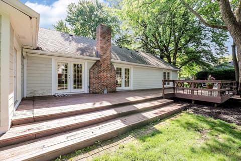 Outdoor living area at 8732 Green Branch Lane, Indianapolis, IN