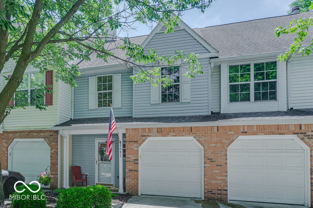 Front exterior at 9693 Legare Street, Fishers, IN